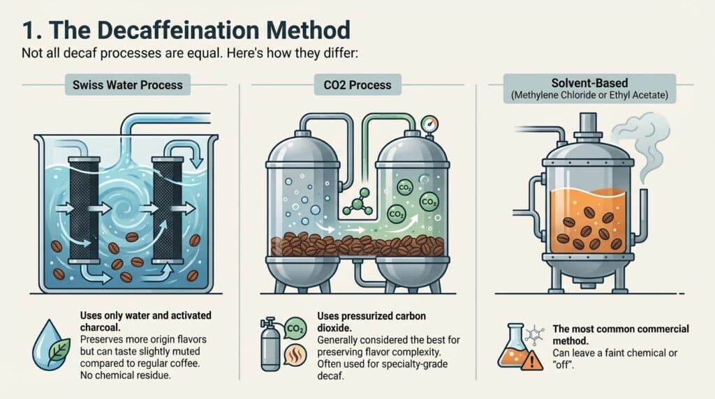 1. The Decaffeination Method