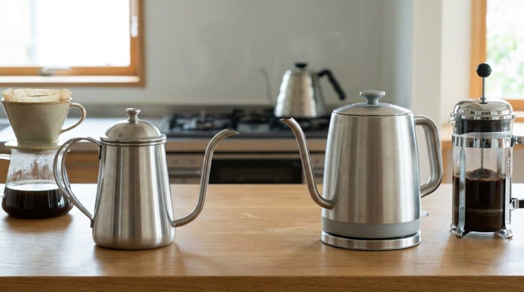 3. A Kettle (Gooseneck Optional)