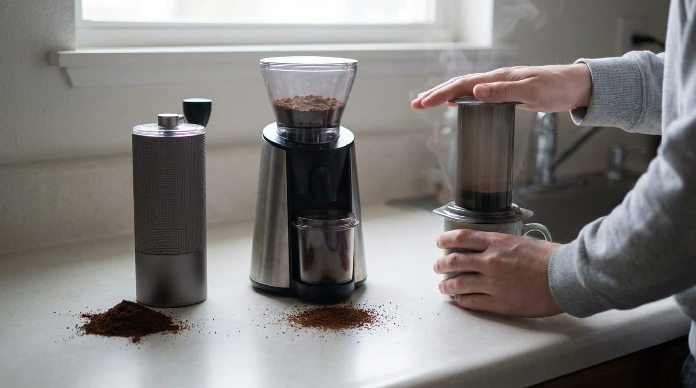 AeroPress and Fine Grinds