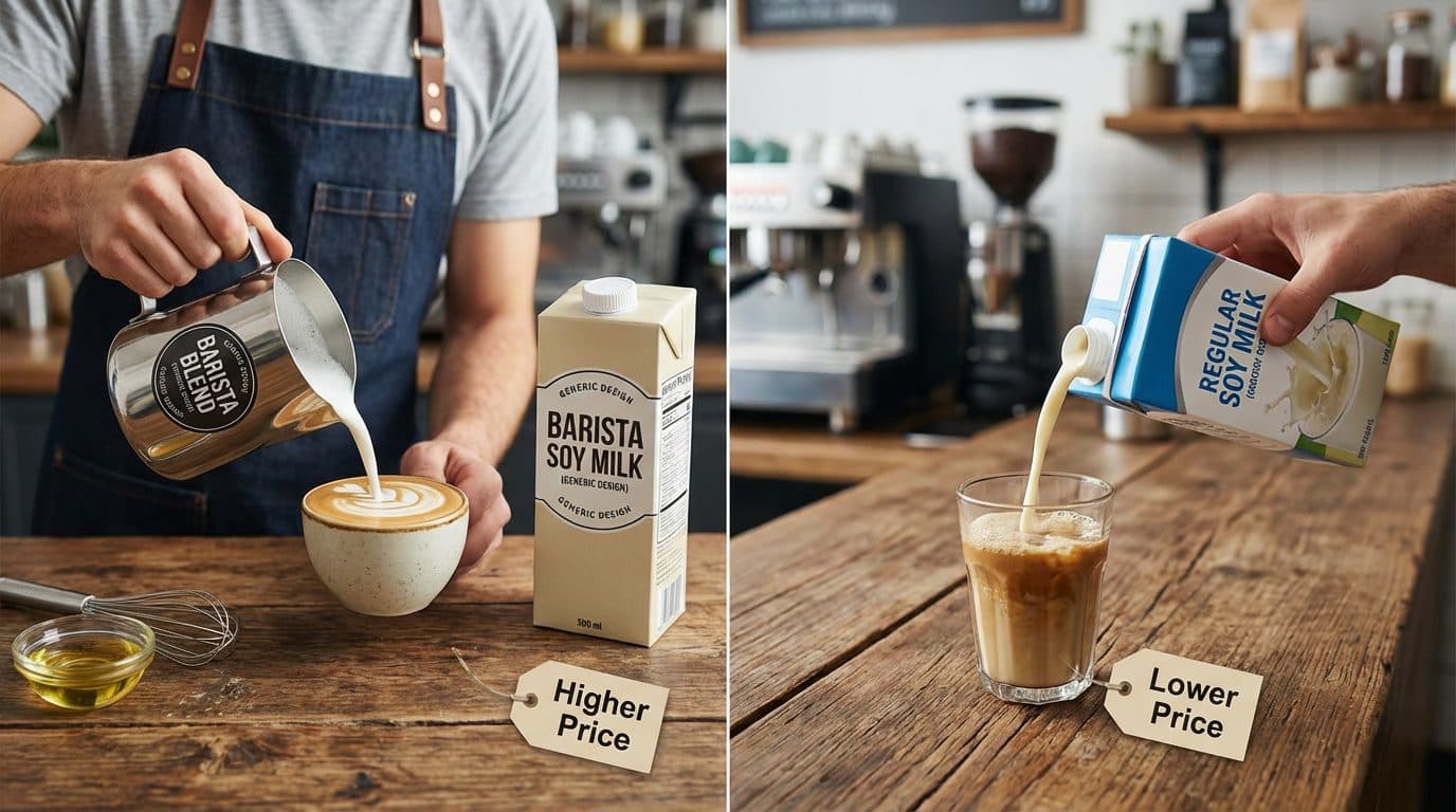 Barista Blends vs. Regular Soy Milk