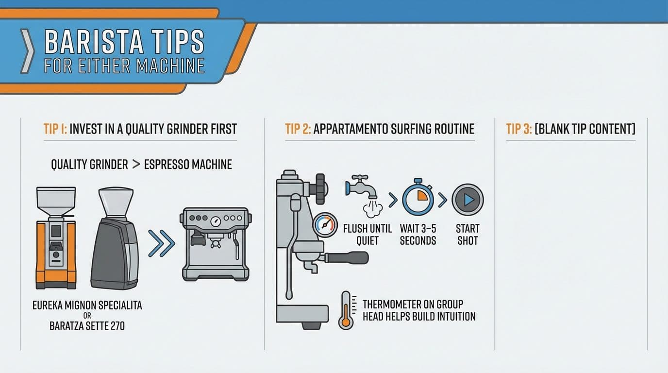 Barista Tips for Either Machine