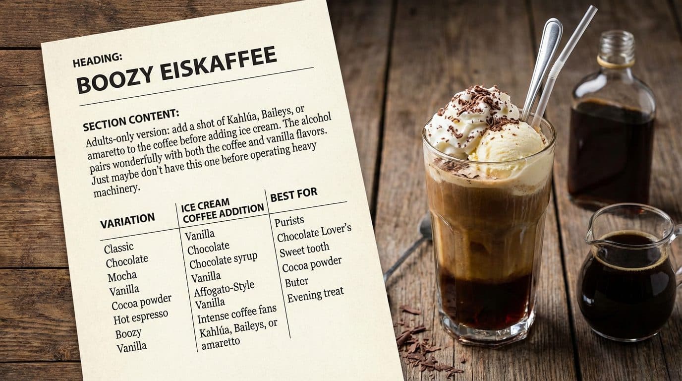 Boozy Eiskaffee