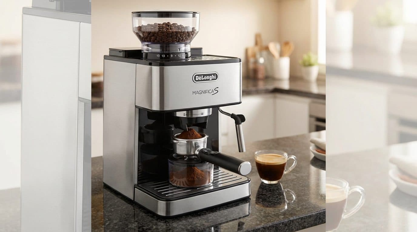 Built-In Burr Grinder