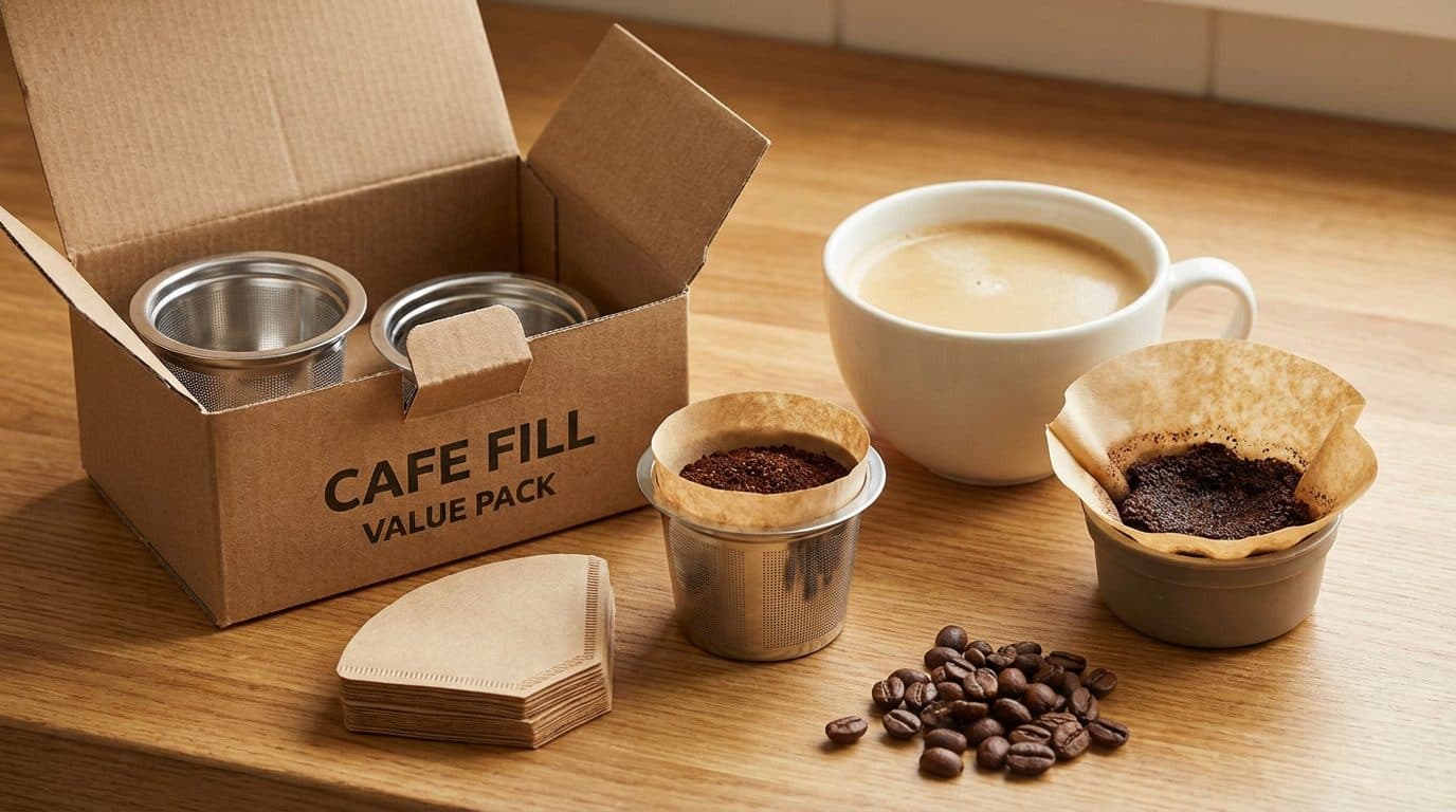 Cafe Fill Value Pack with Paper Filters