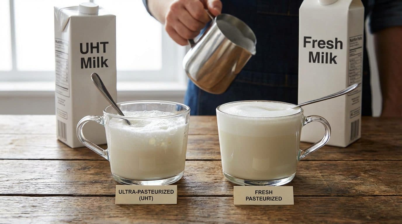 Can I froth ultra-pasteurized milk?