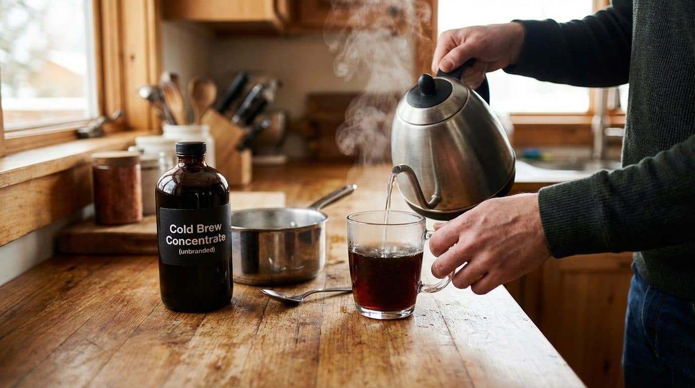 Can I heat up cold brew coffee?