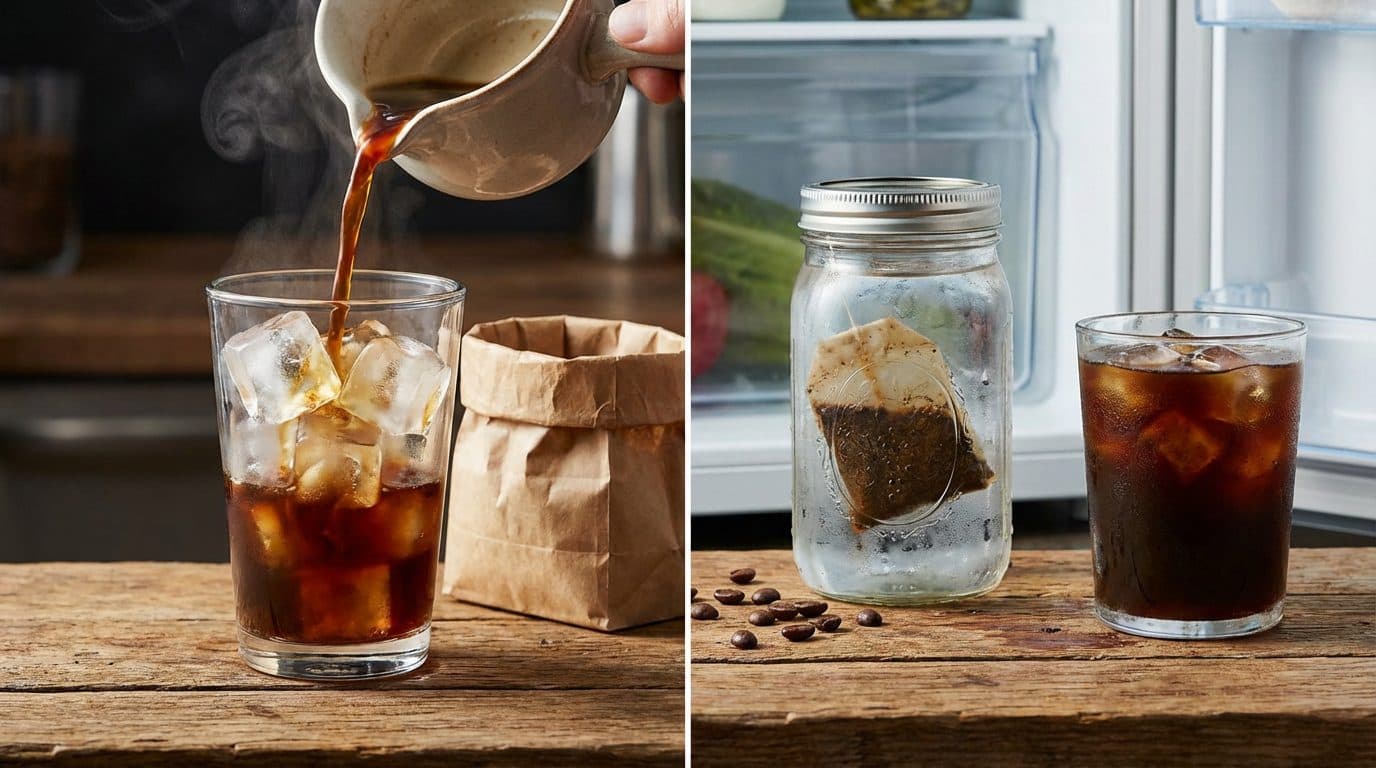 Can I make iced coffee with coffee bags?