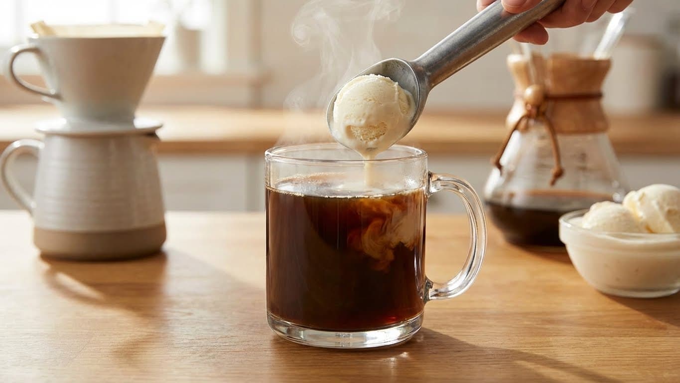 Can You Put Ice Cream in Hot Coffee?