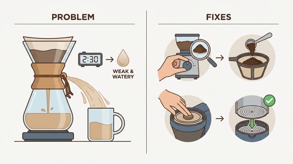 Coffee Drips Too Fast