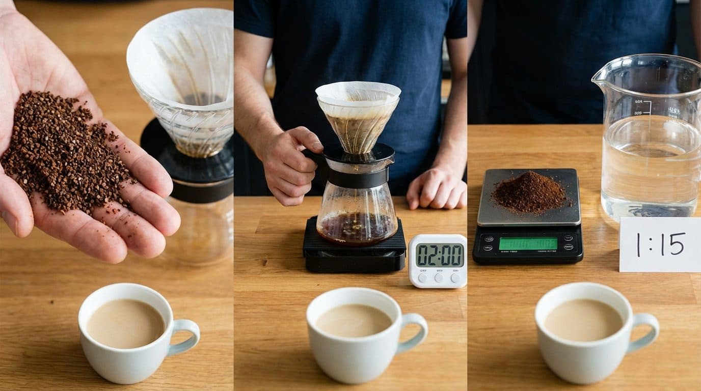 Coffee Tastes Sour or Weak