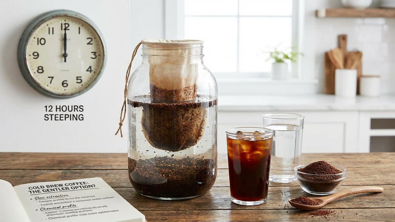 Cold Brew Coffee: The Gentler Option?