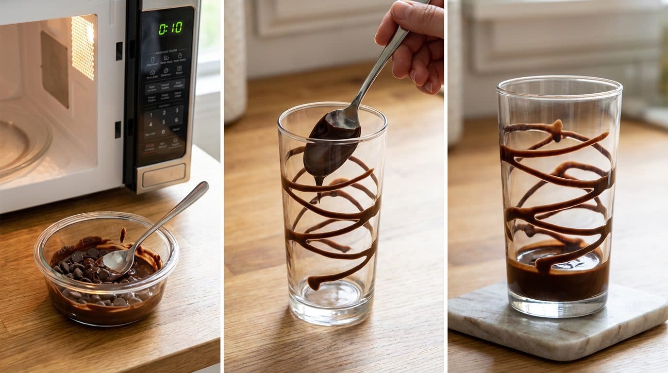 Create the Chocolate Drizzle