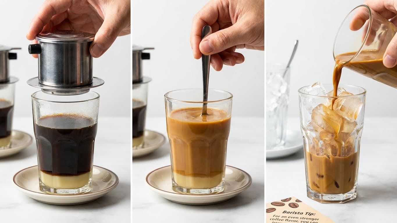 Finishing Your Ca Phe Sua Da