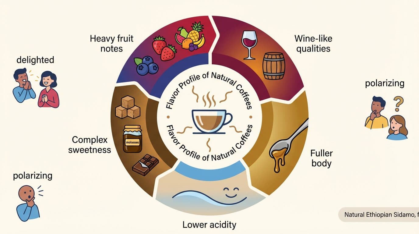 Flavor Profile of Natural Coffees