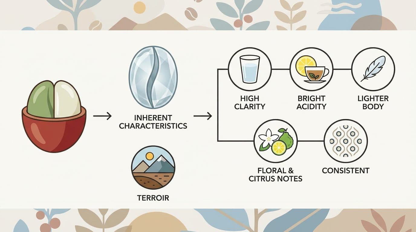Flavor Profile of Washed Coffees