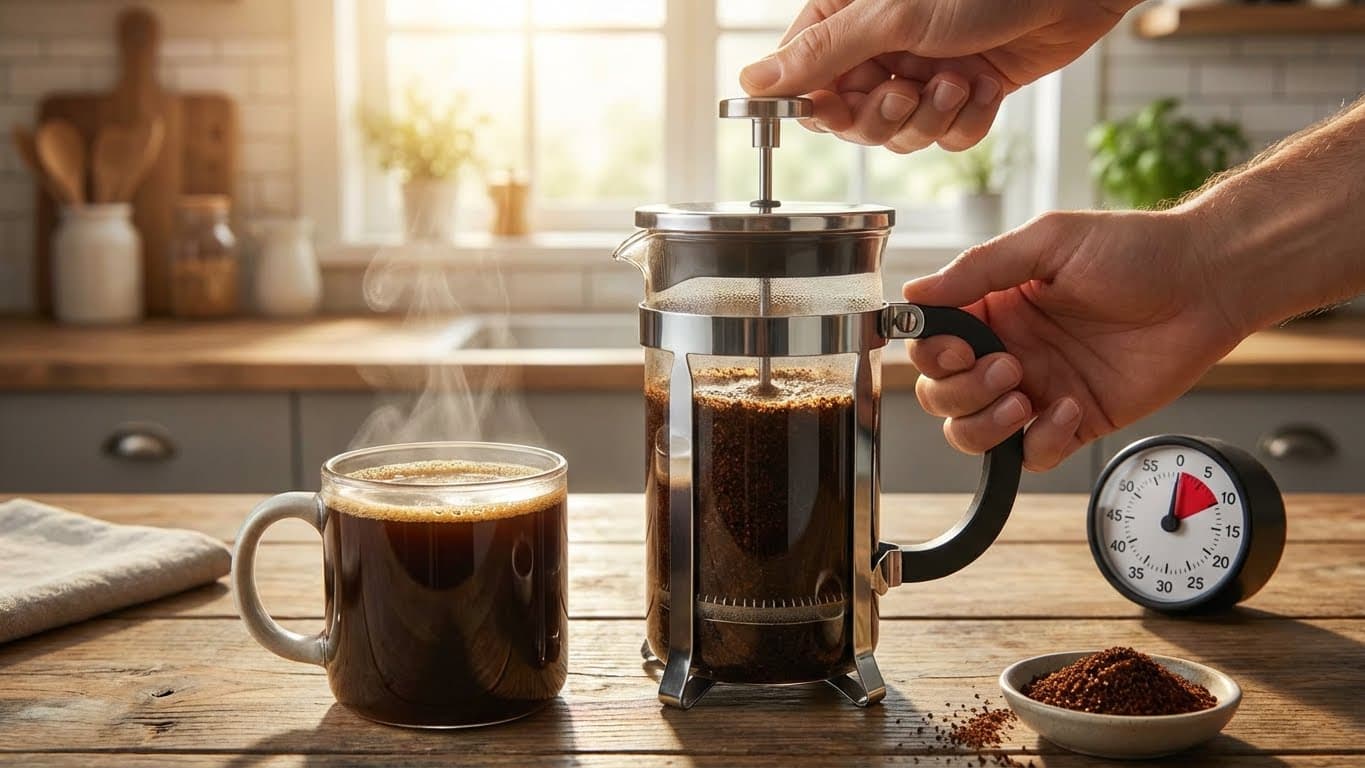 French Press: Bold and Full-Bodied