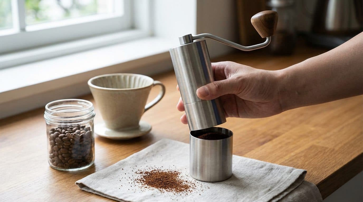 Hand Grinder Option: 1Zpresso JX-Pro ($159)