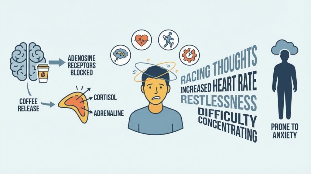 How Caffeine Triggers Anxiety