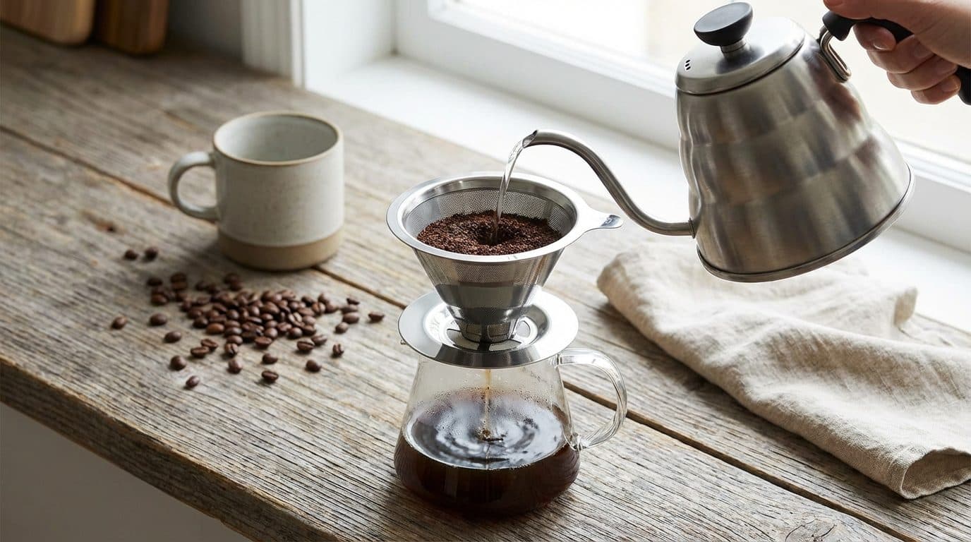 How to Make Filter Coffee Without Papers