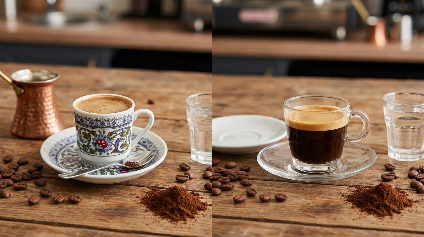 Is Turkish coffee stronger than espresso?