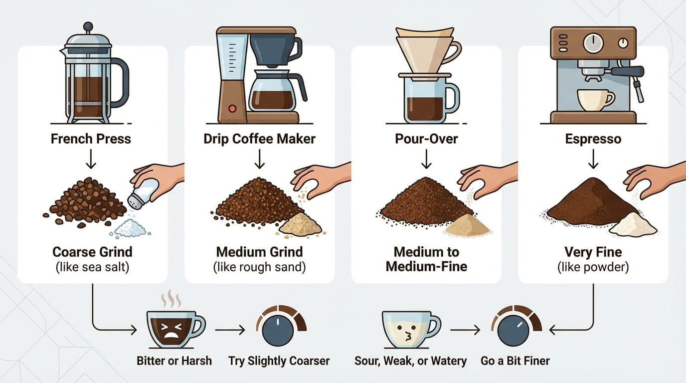 Matching Grind Size to Your Brew Method
