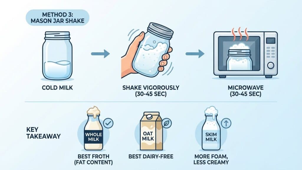 Method 3: Mason Jar Shake