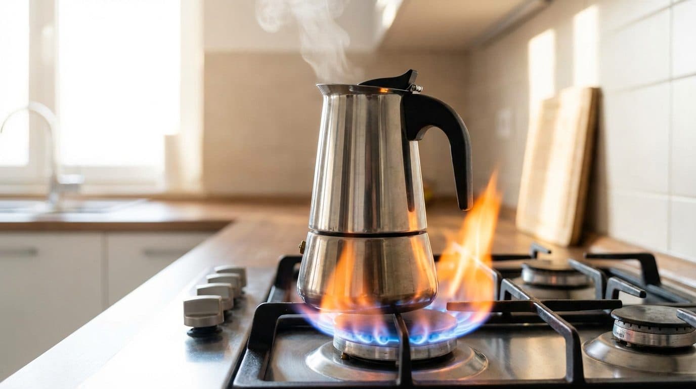 Moka Pot Mistakes: Using High Heat