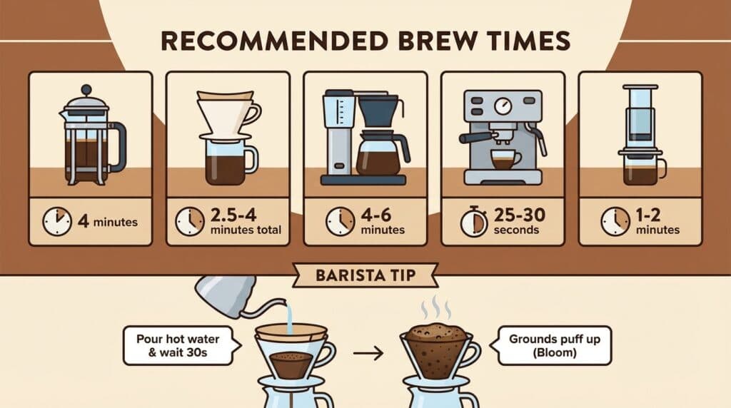 Recommended Brew Times