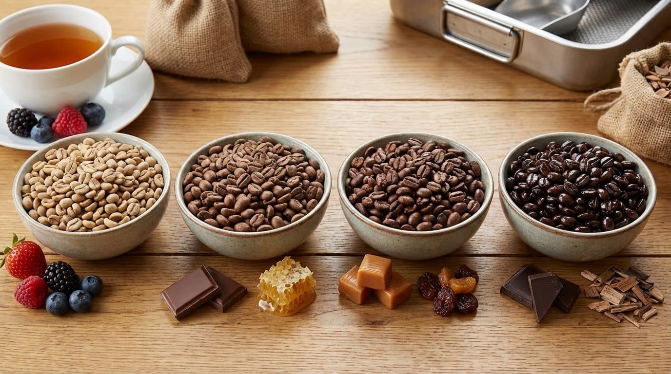 Roast Levels and Flavor Profiles
