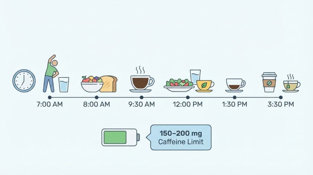 Sample Workday Coffee Schedule