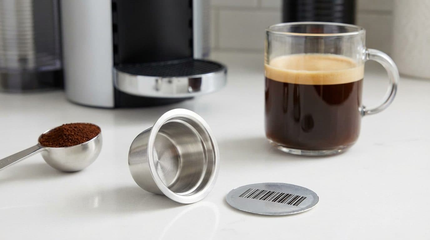 SealPod Vertuo Stainless Steel Capsules