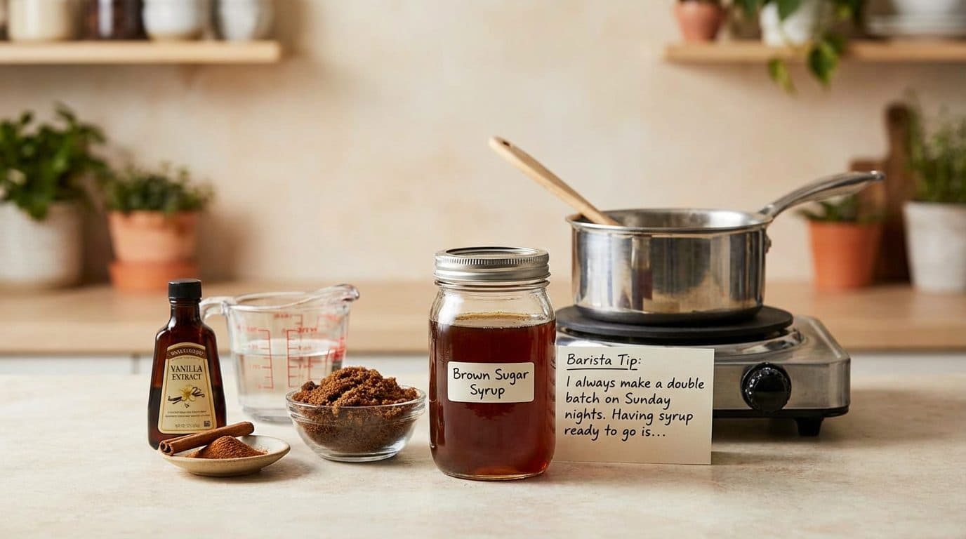Simple Brown Sugar Syrup Recipe