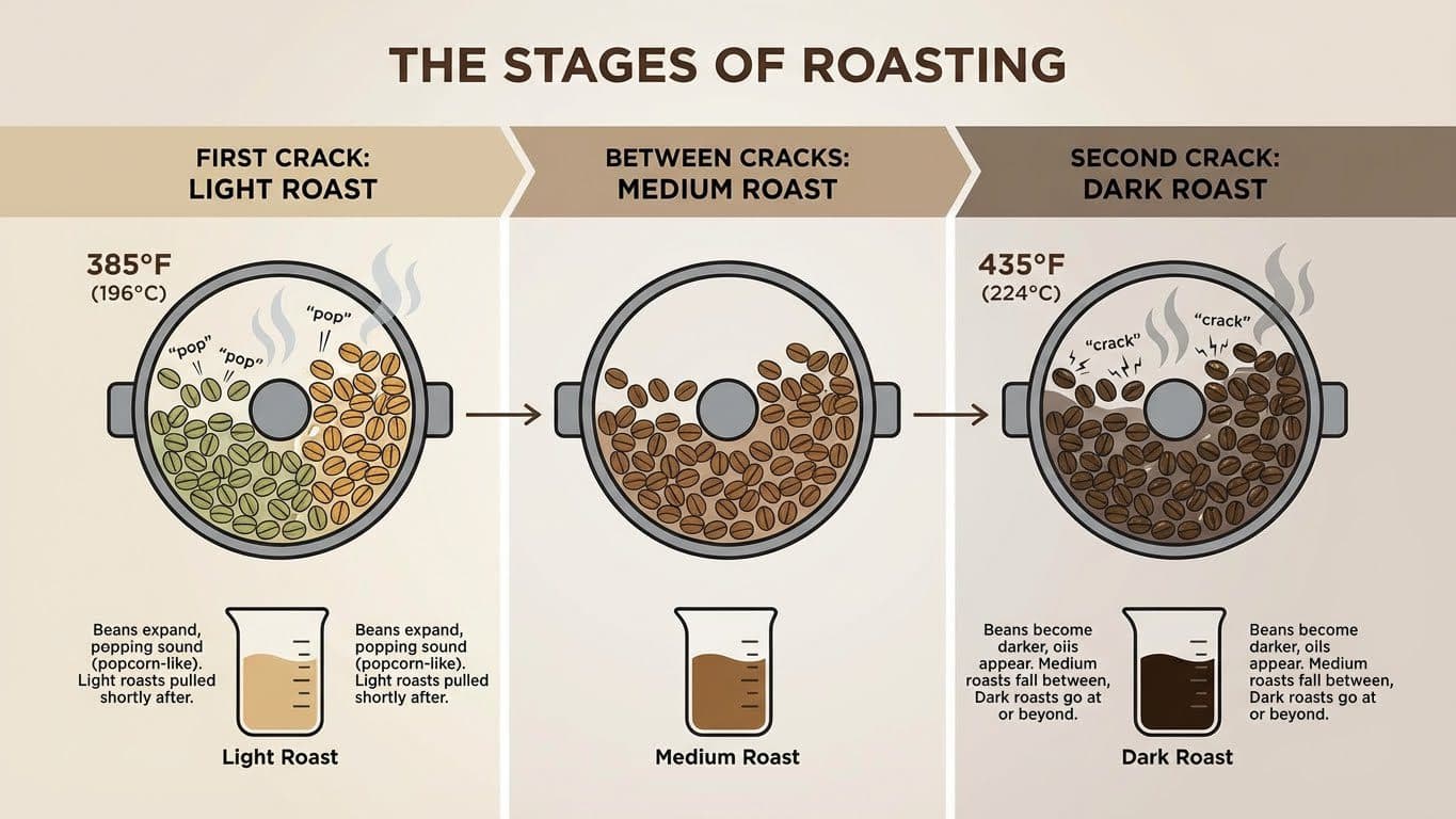 The Stages of Roasting