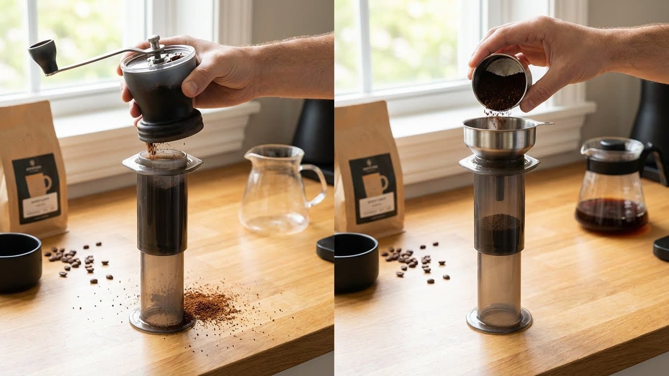 Use a Funnel for Narrow Openings
