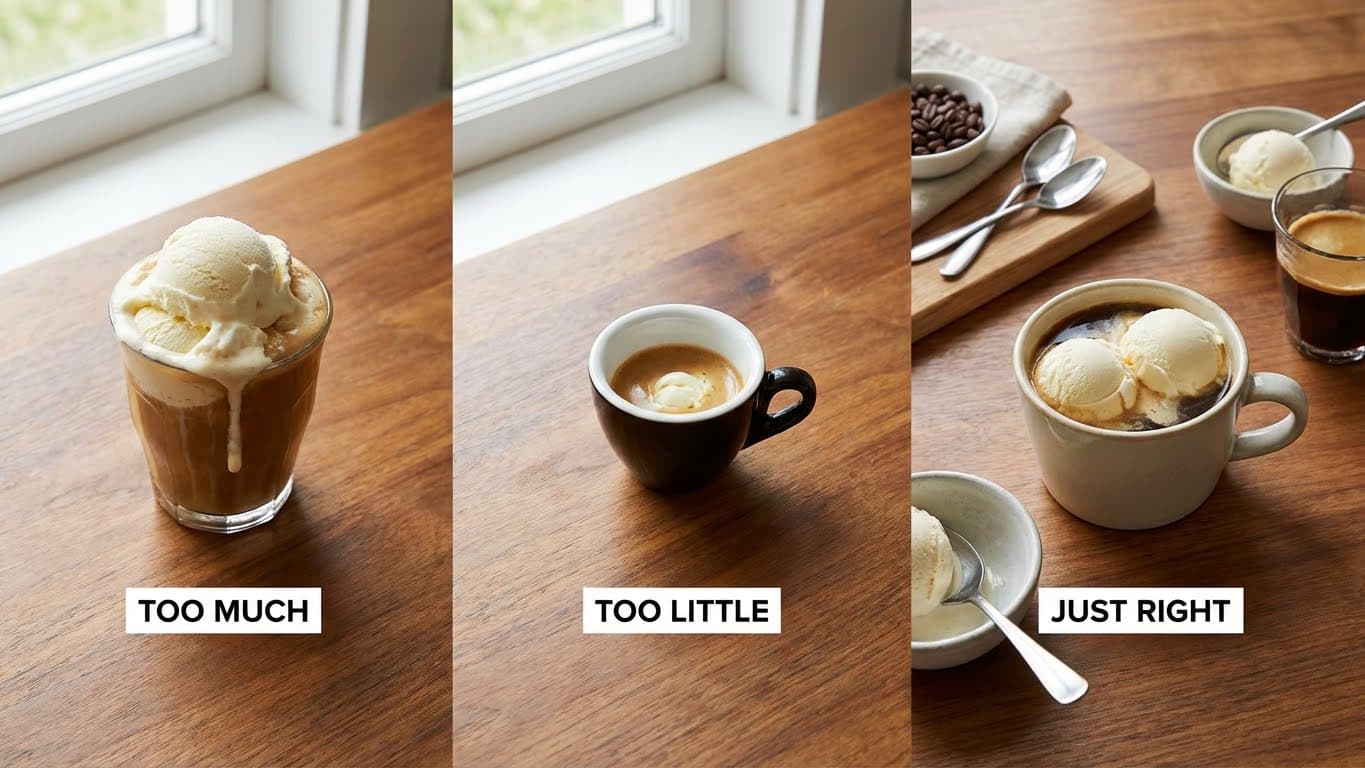Using Too Much or Too Little Ice Cream