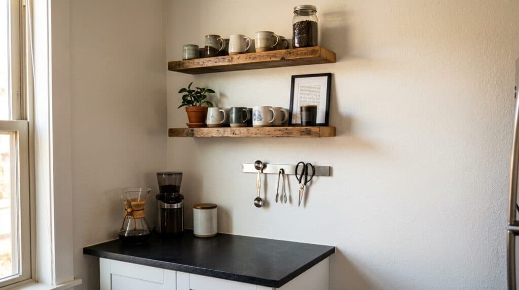Vertical Storage Saves Space