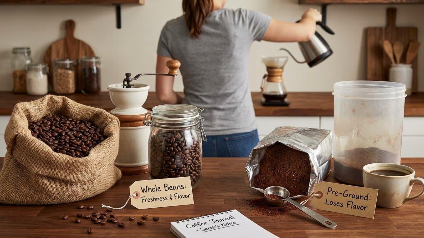 Whole Beans vs. Pre-Ground