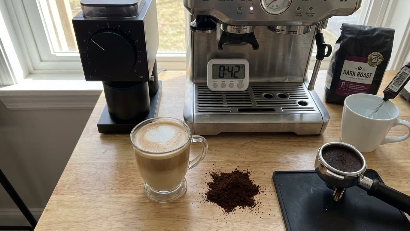 Why does my homemade latte taste bitter?