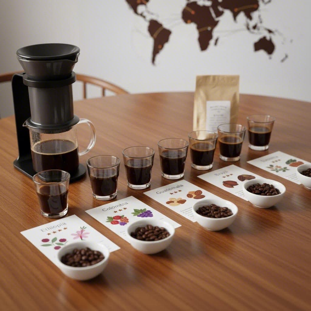 Aeropress Coffee Comparison: Origins and Flavor Profiles
