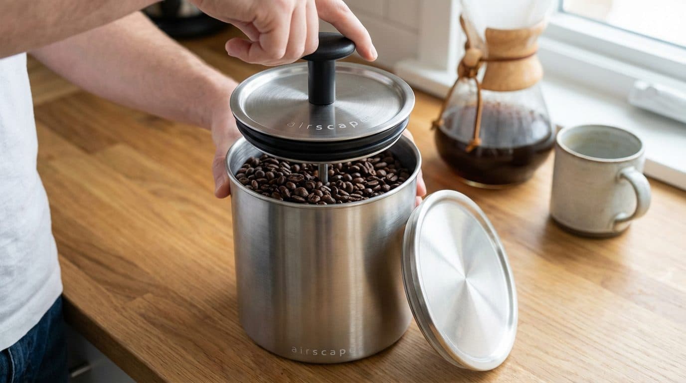 Airscape Stainless Steel Canister – Best Overall