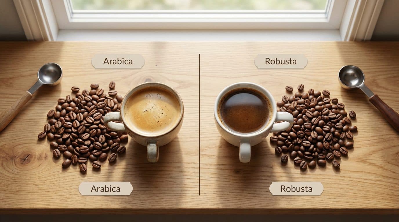 Arabica vs Robusta Coffee Beans: What’s the Real Difference in the Cup?