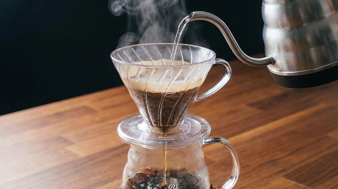 Are plastic drippers safe for brewing with hot water?