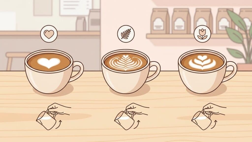 Basic Latte Art Patterns for Beginners