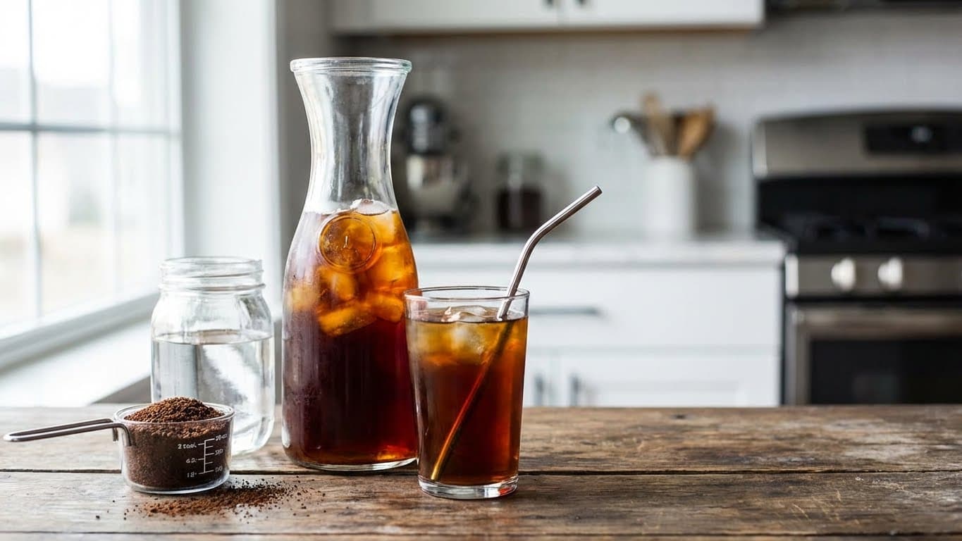 Best Coffee-to-Water Ratio for Cold Brew at Home (Strong but Smooth)