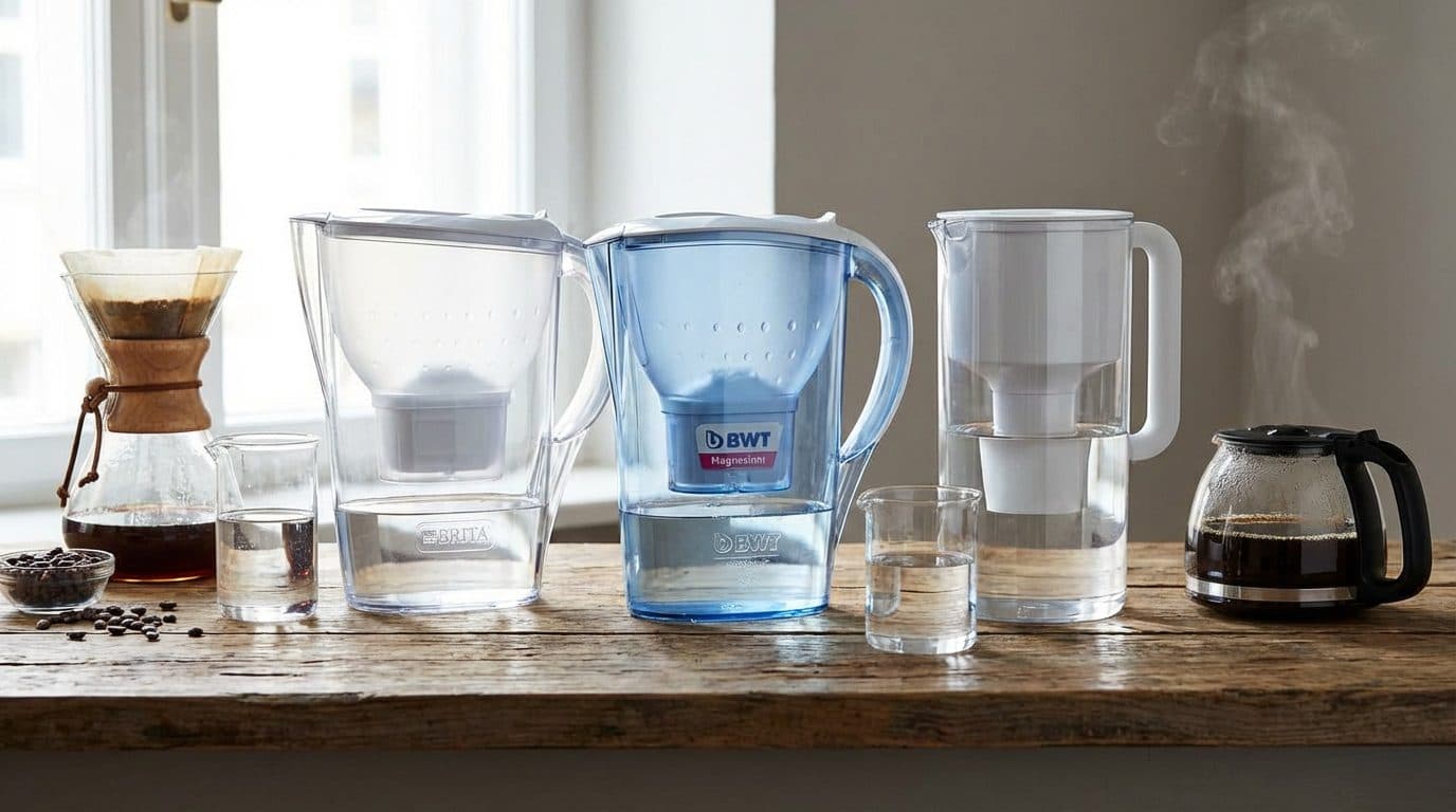 Best Water Pitchers for Coffee Brewing (Brita vs. BWT vs. Peak)