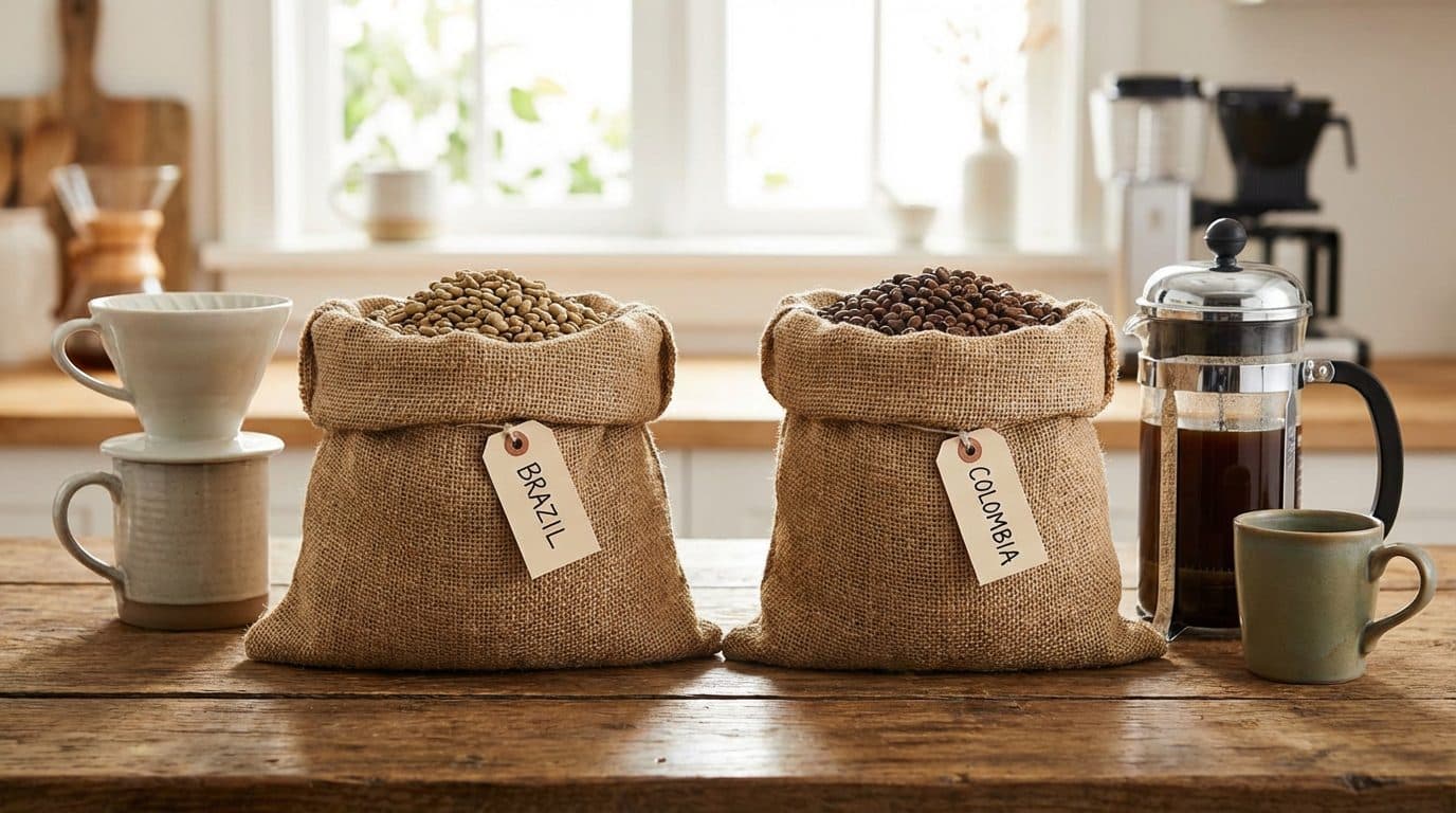 Brazilian vs Colombian Coffee: Which Origin Is Best for Home Brewing?