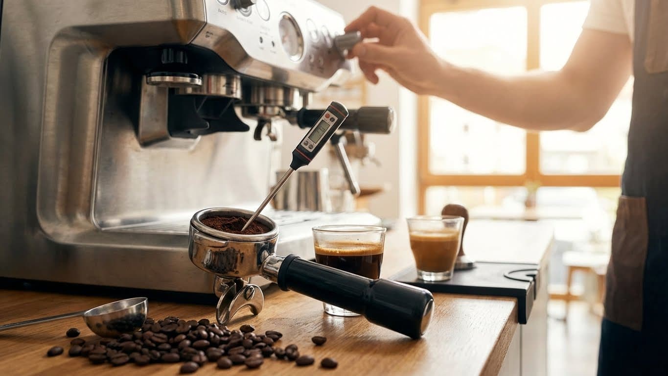 Burnt Taste in Espresso: Temperature or Beans?