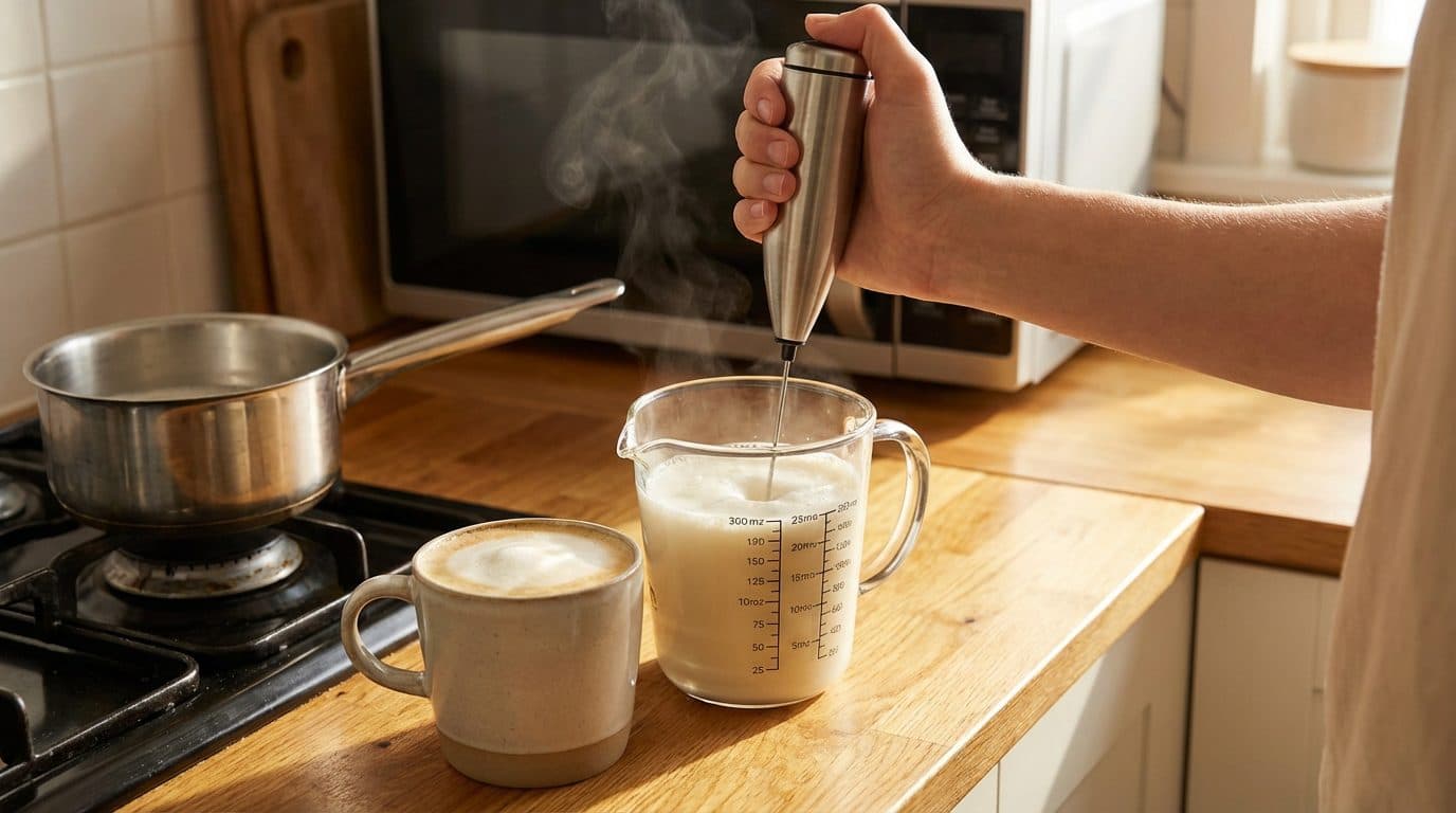 Can I froth soy milk with a handheld frother?