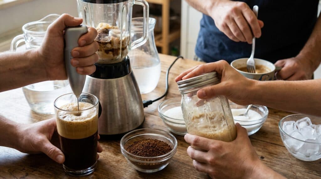 Can I make Greek Frappé without a shaker?