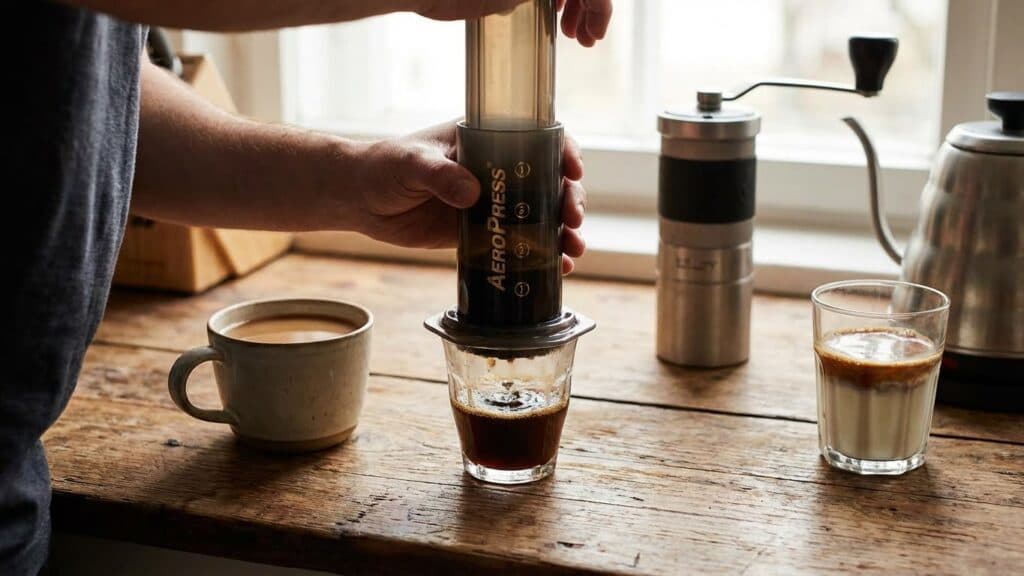 Can I make espresso-style coffee with an AeroPress?